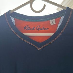 Robert Graham V-neck T-shirt